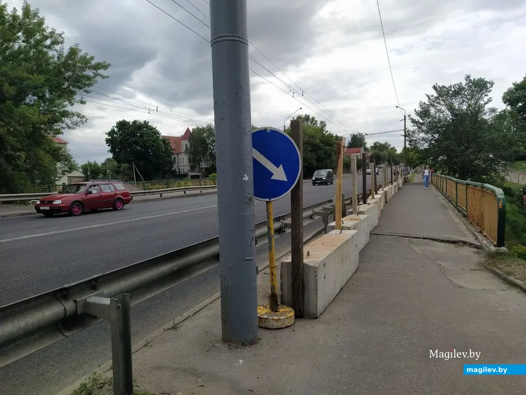 Путепровод по улице Челюскинцев через улицу Заводскую. Могилев. 13 июня 2023 года.