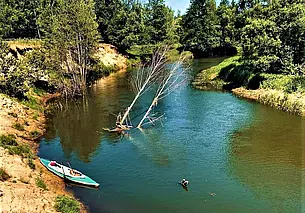 Трое по три на троих: могилевчане с ветерком прокатились на лодках по рекам родной области