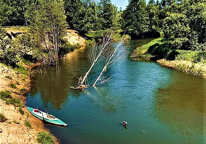 Трое по три на троих: могилевчане с ветерком прокатились на лодках по рекам родной области