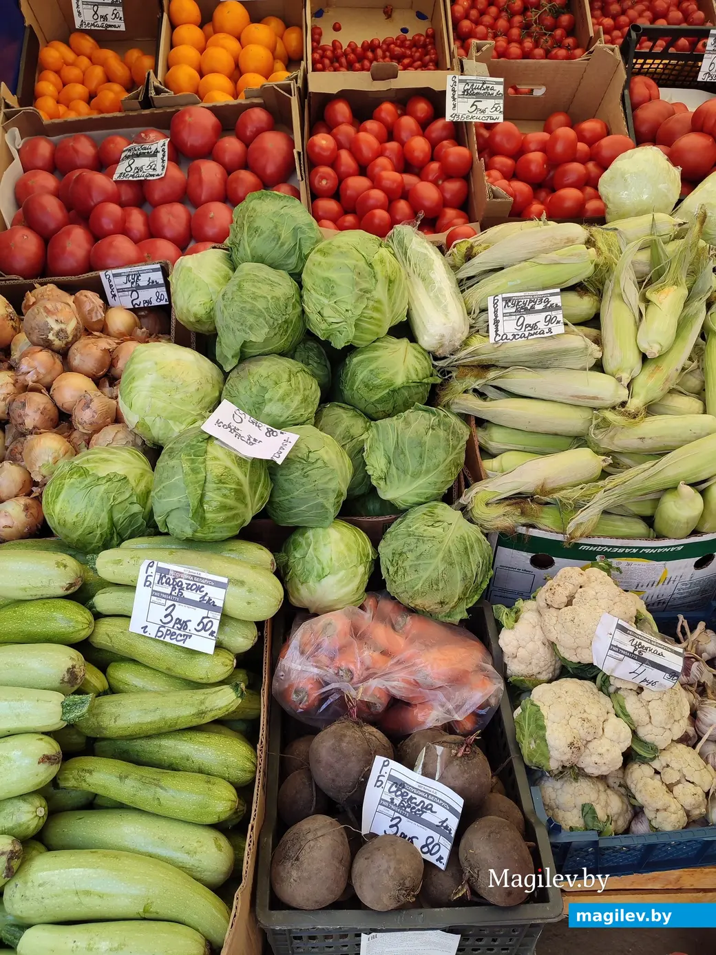 Что почем? Мини-рынок на улице Островского в Могилеве. 16.06.2023 г.