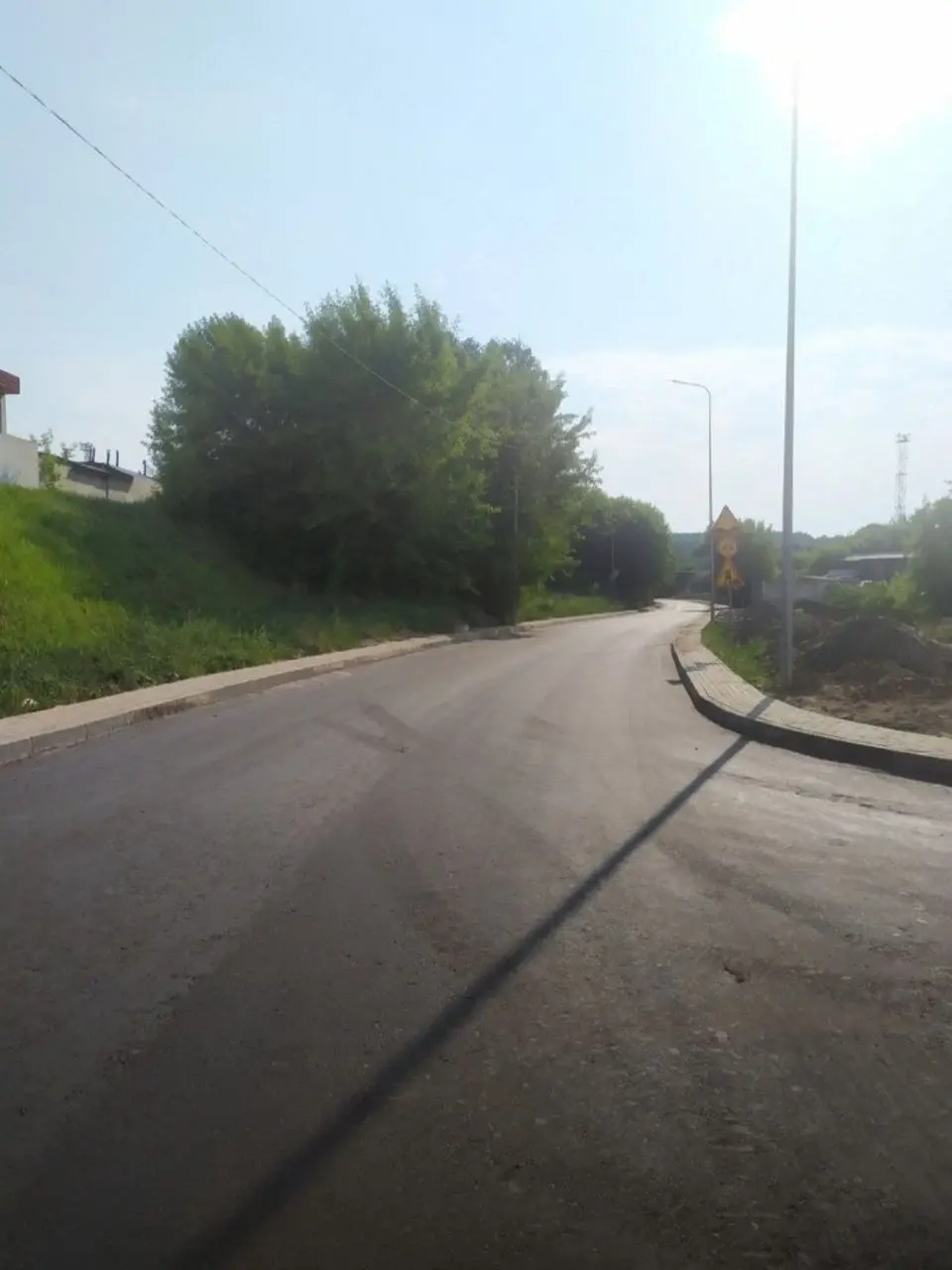 Июнь, 2023 г. Могилев. Дорогу в Витебском тупике заасфальтировали.