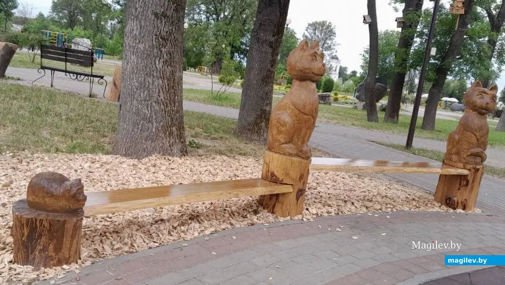 Парк культуры и отдыха Подниколье Могилева. Автор арт-объекта – ОАО Могилевдрев.