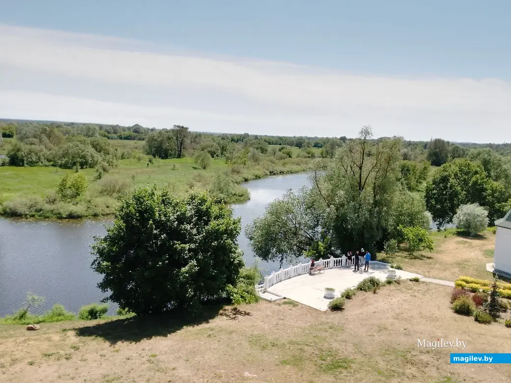 Барколабовский Свято-Вознесенский женский монастырь. Вид с колокольни. Быховский район, 11.06.2023 г.