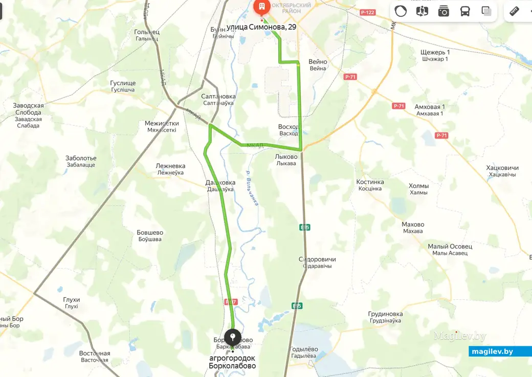 Схема проезда. Взята из открытых интернет-источников