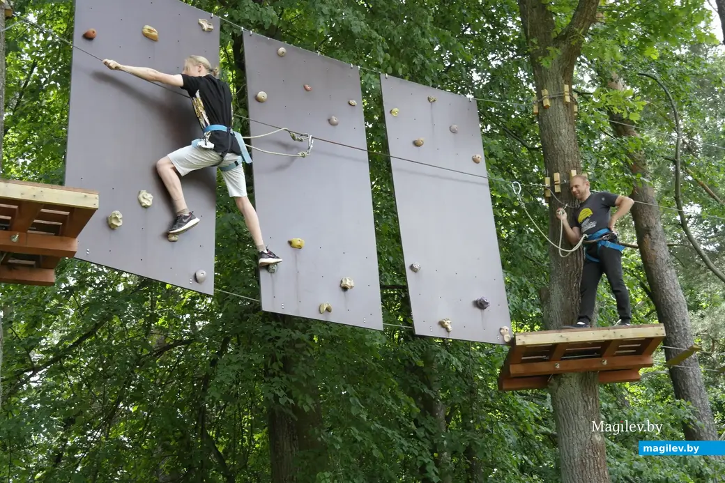 Парк активного отдыха «Рубикон», Могилев. Июнь, 2023. Испытания оказались не из легких.