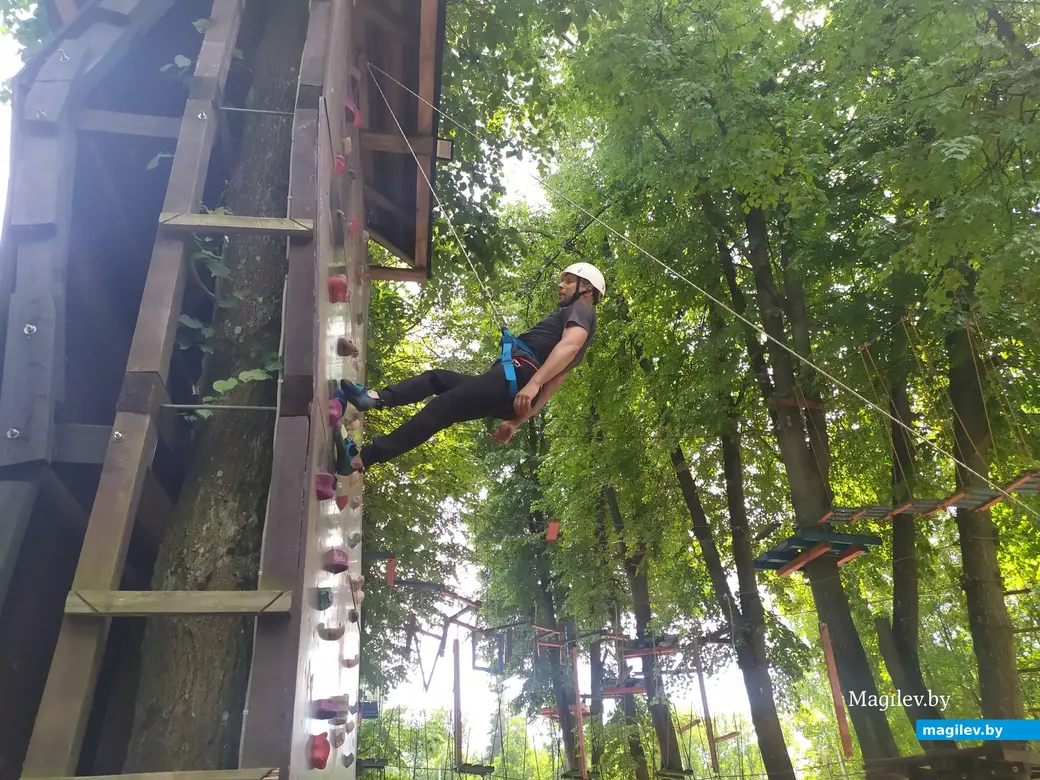 Парк активного отдыха «Рубикон», Могилев. Июнь, 2023. Скалодром.