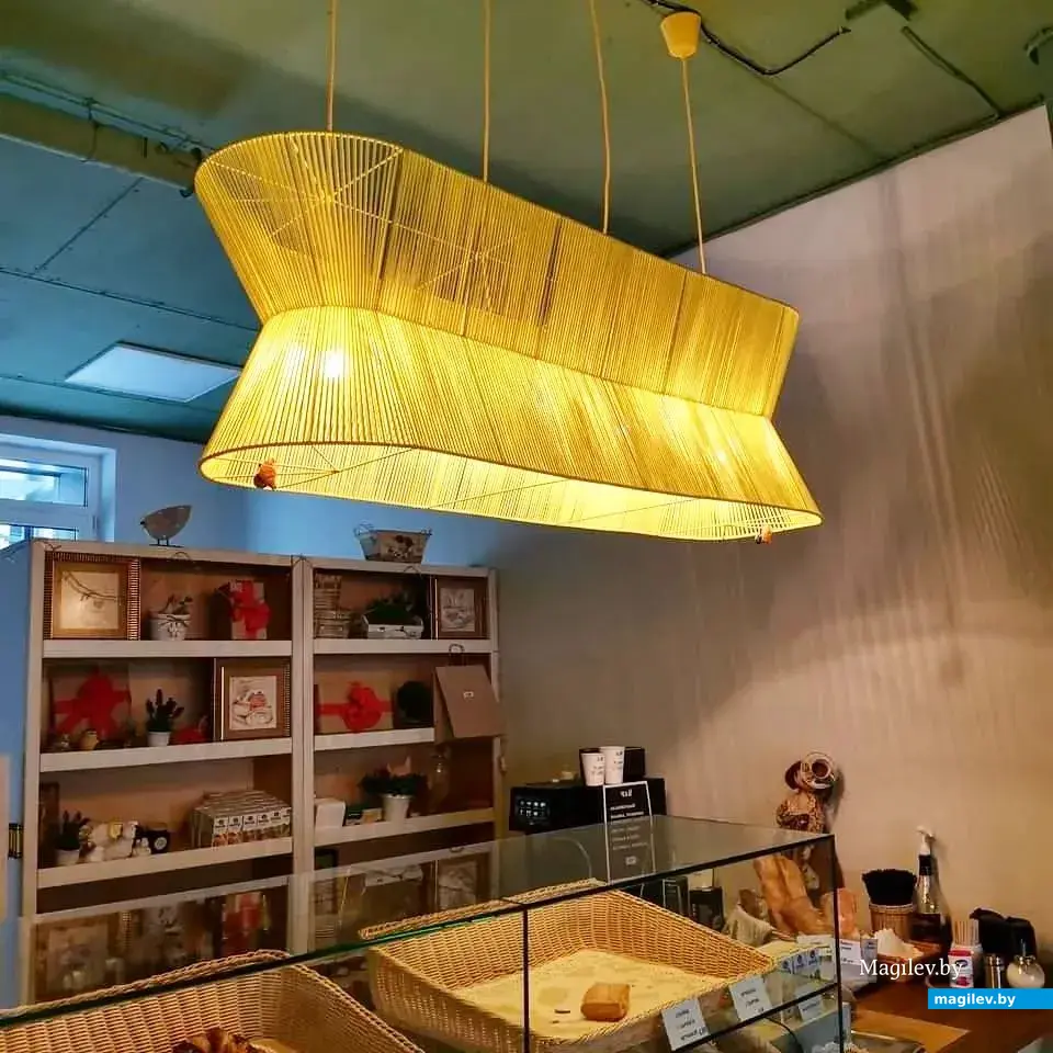 Абажур, выполненный для булочной