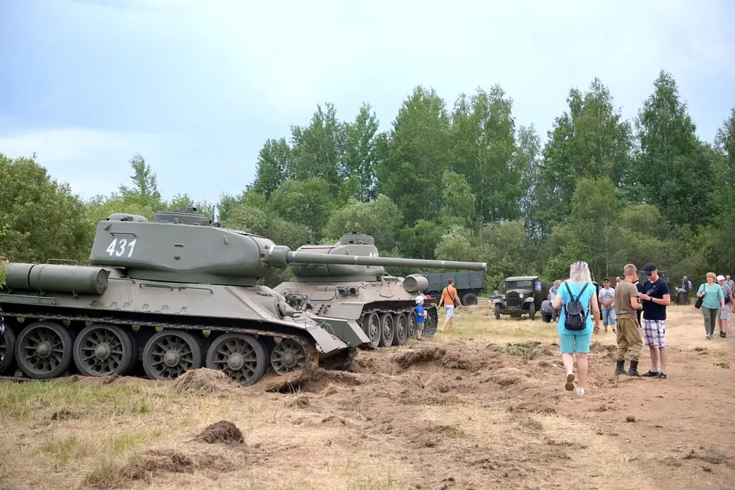 Военно-историческая реконструкция в Щатково под Бобруйском 25 июня 2023 года. Фото: Виктор Шейкин, tribunapracy.by.