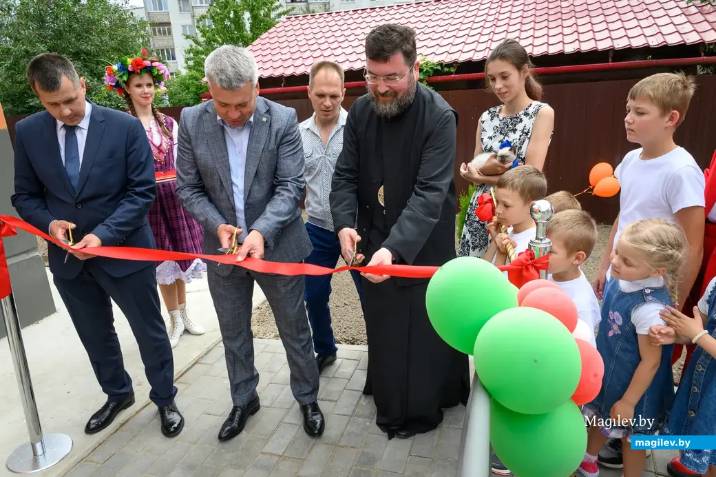 01.07.2023. Улица Красноармейская. Открытые детского дома семейного типа Луцкиных Оксаны и Игоря