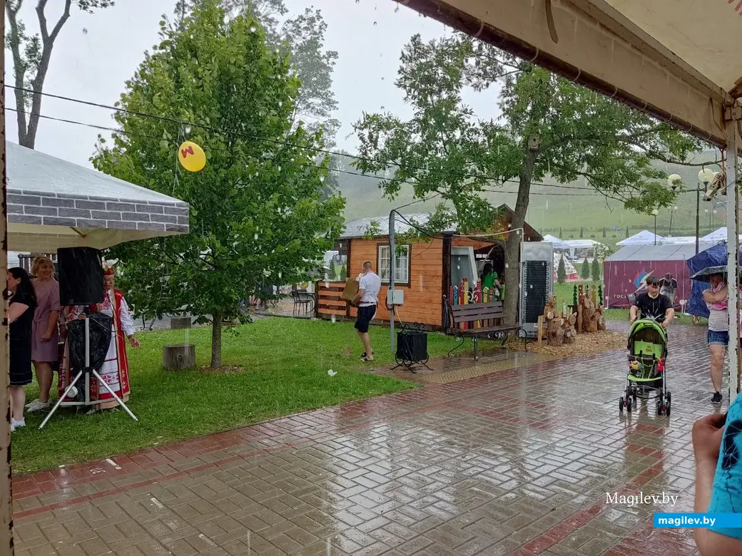 Праздник в рамках Дня города в парке в Подниколье. Могилев, 1.07.2023 г.