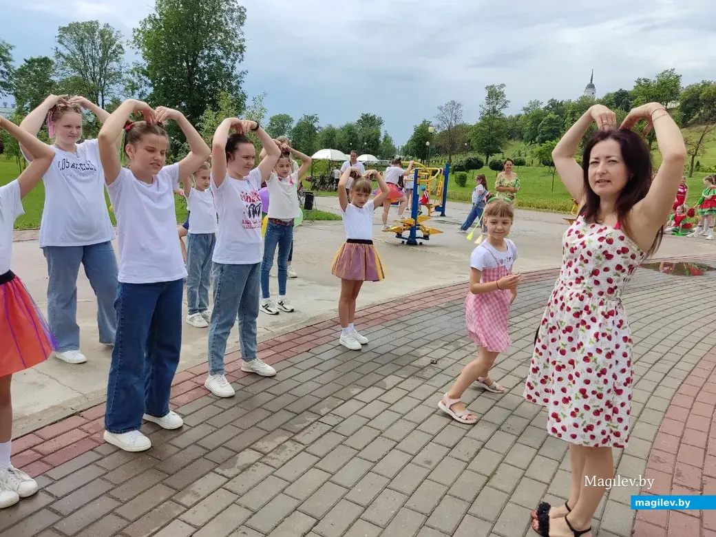 Праздник в рамках Дня города в парке в Подниколье. Могилев, 1.07.2023 г.
