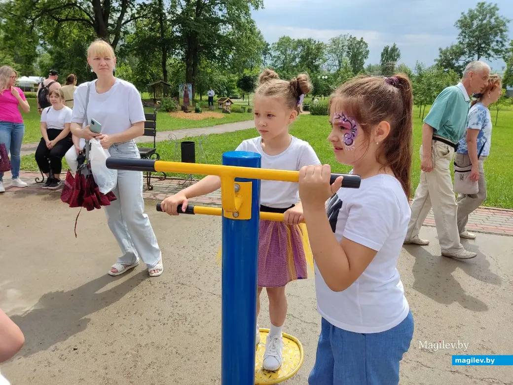 Праздник в рамках Дня города в парке в Подниколье. Могилев, 1.07.2023 г.