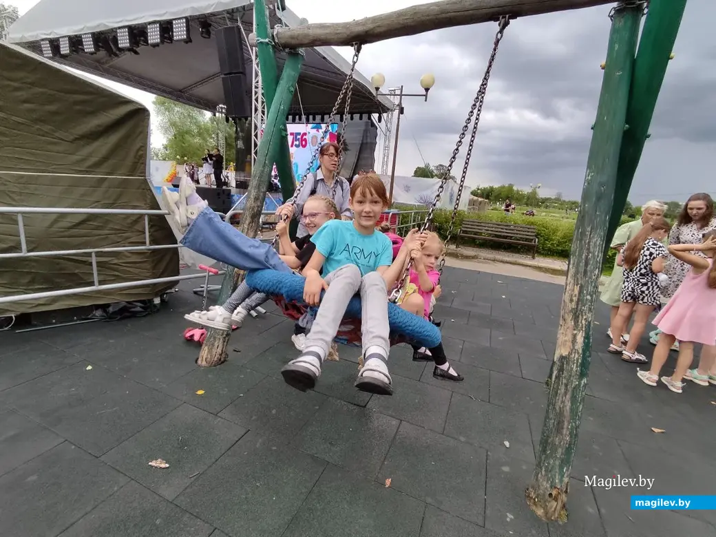 Праздник в рамках Дня города в парке в Подниколье. Могилев, 1.07.2023 г.