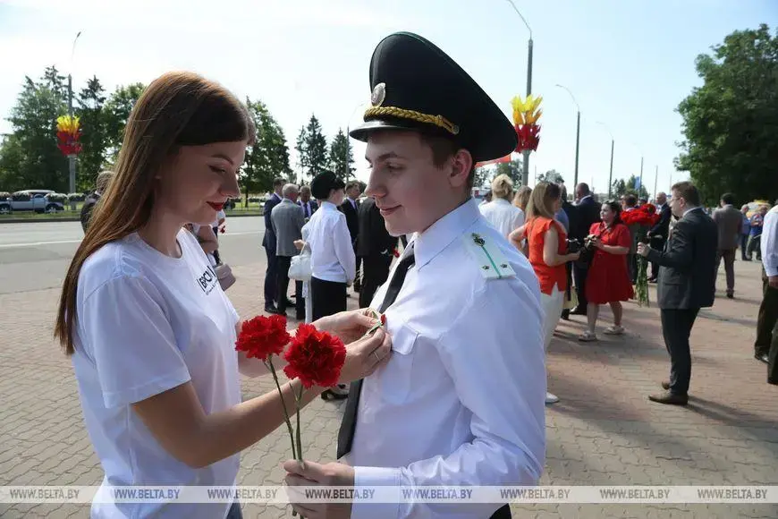 Могилев, 3 июля 2023 года. На Буйничском поле прошел митинг в честь Дня Независимости. Фото. БЕЛТА.