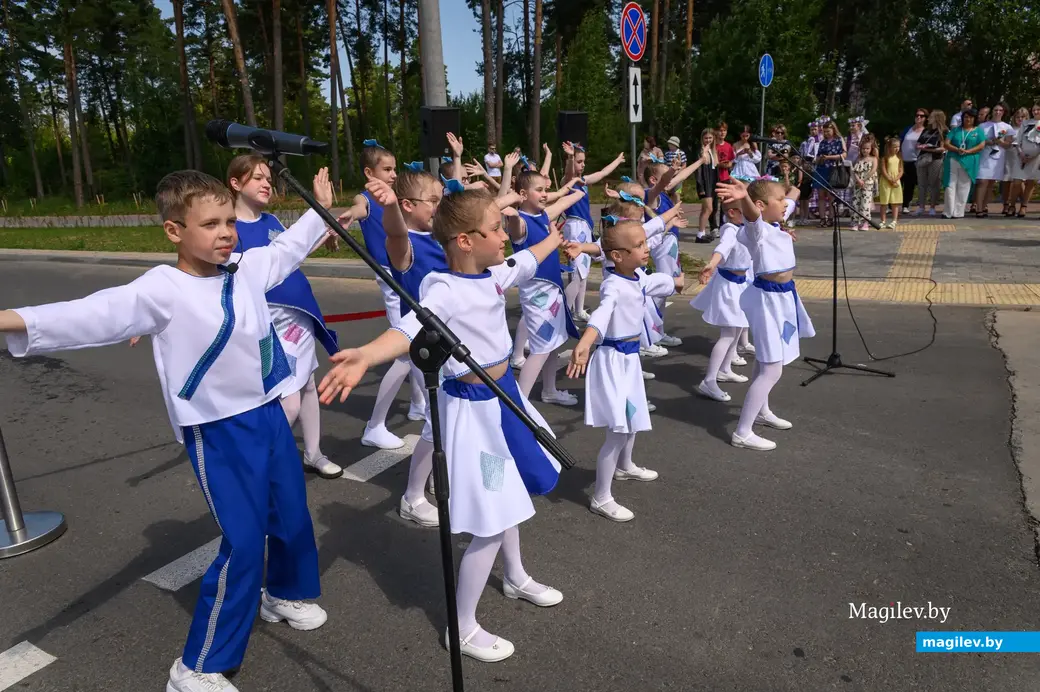 03.07.2023. улица Наумова, Первомайский район, Бобруйск, Могилёвская область, 213825, Беларусь. Торжественное открытие участка дороги по улице Наумова