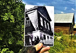 Однажды в Могилеве. Дом и девушки на улице Садовой