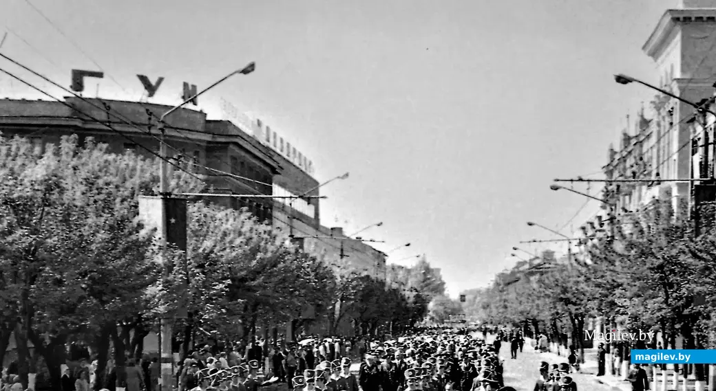Могилев, улица Первомайская, 1970-е годы.