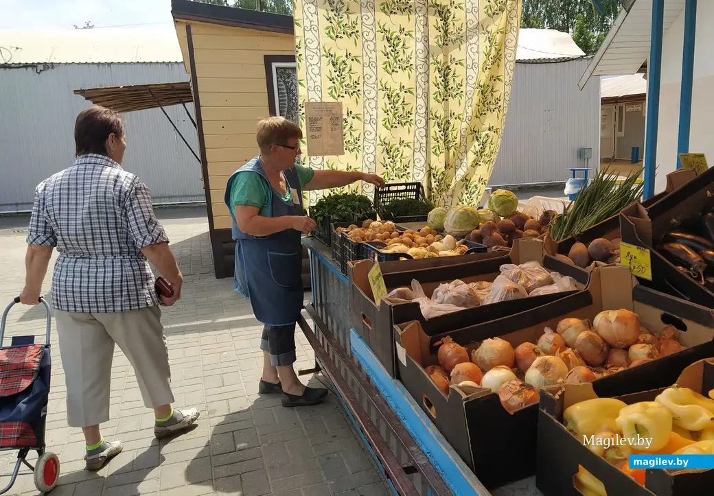 Привокзальный рынок Могилева. 13 июля 2023 года.