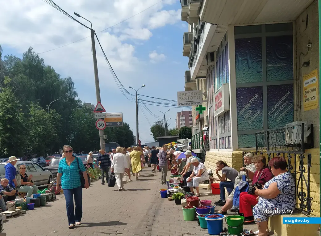 Центральный) (Минский рынок в Могилеве. 13 июля 2023 года.
