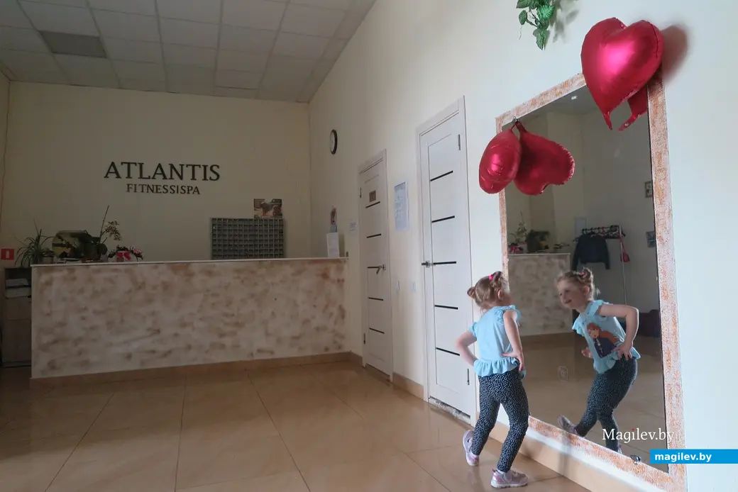 Июль 2023 г. Могилев, фитнес-клуб «Атлантис». А это холл: здесь, как и в залах, просторно.