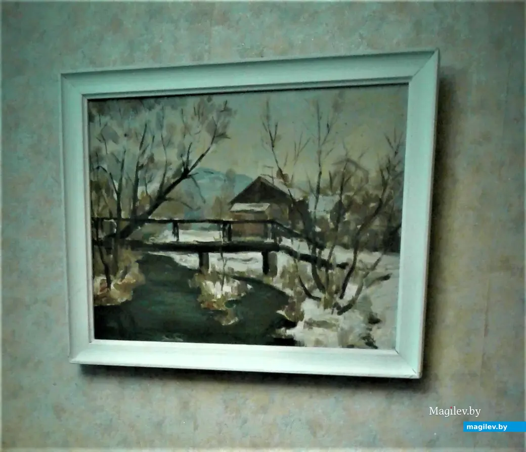 Картина Владимира Юркевича «Мостик на Дубровенке».