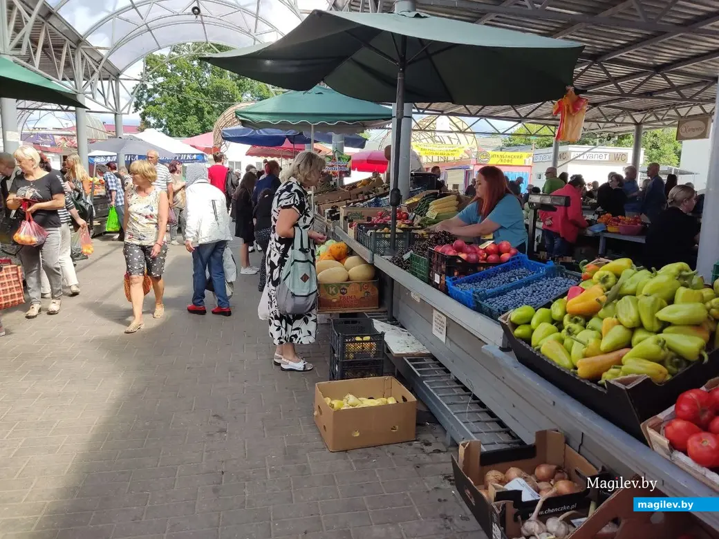 Центральный (Минский) рынок. Могилев, 21.07.2023 г.