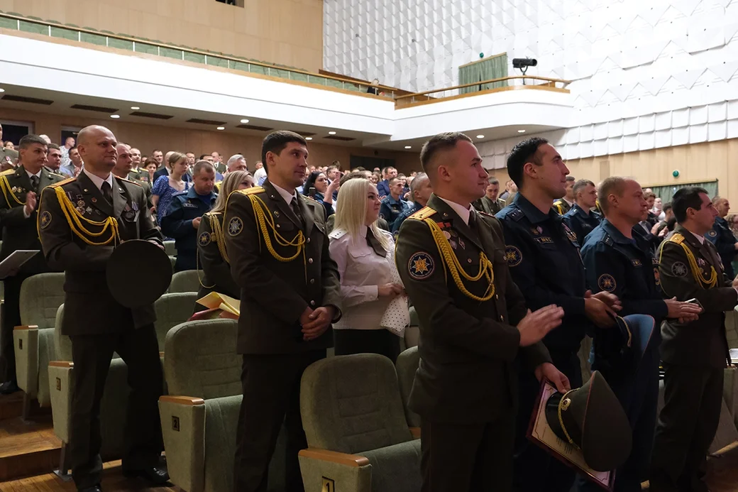 25 июля 2023 г. Торжественное собрание в честь 170-летия пожарной службы в Бобруйске.