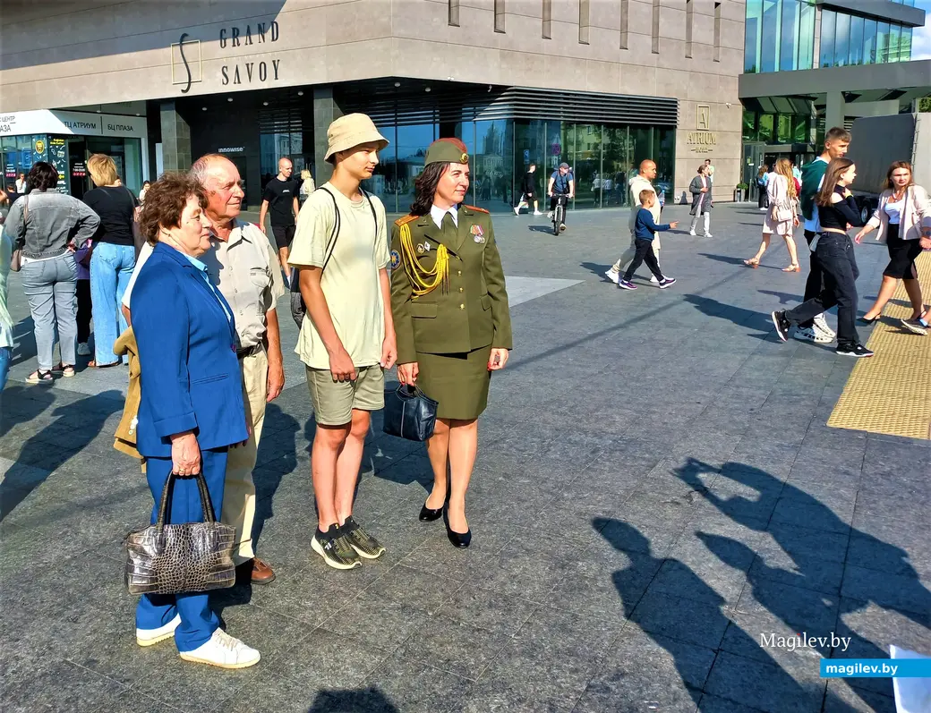 Праздник на площади Единства, посвященный 170-летию пожарной службы. Могилев, 25.07.2023 г.