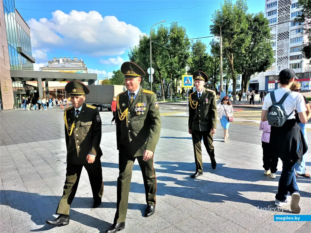 Праздник на площади Единства, посвященный 170-летию пожарной службы. Могилев, 25.07.2023 г.