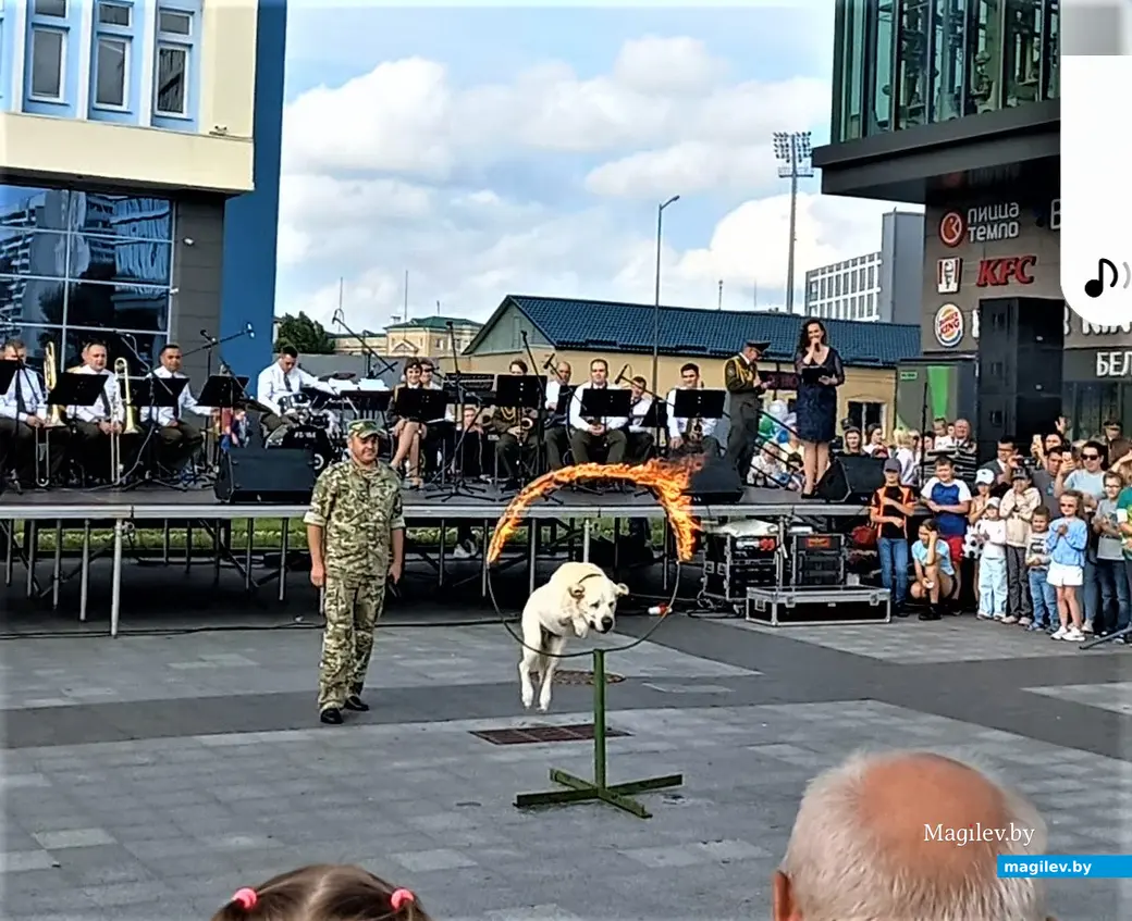 Праздник на площади Единства, посвященный 170-летию пожарной службы. Могилев, 25.07.2023 г.