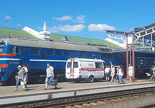 «Скорая ждала у путей на ЖД вокзале – надеюсь, успели помочь человеку»