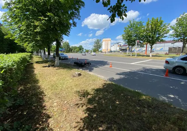ГАИ ищет очевидцев ДТП в Бобруйске: мотоциклист врезался в дерево