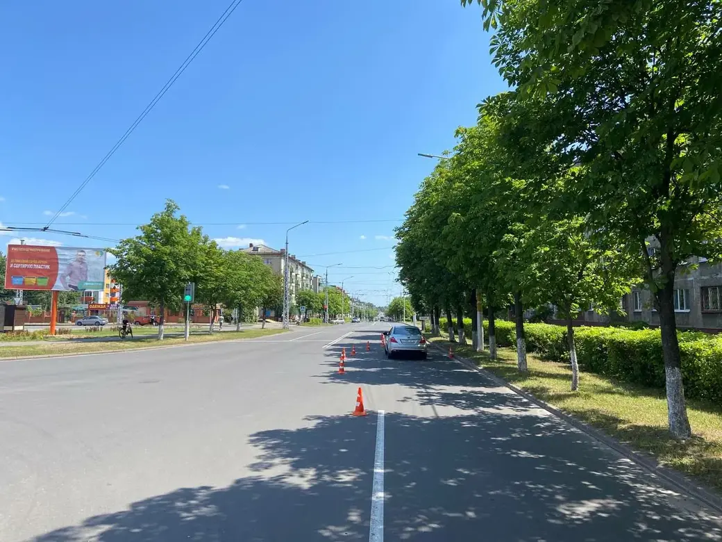 ДТП в Бобруйске 3 июля 2023 года. Фото ТК-Милиция Могилевщины.