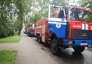 В Могилеве горела квартира. Спасена пенсионерка