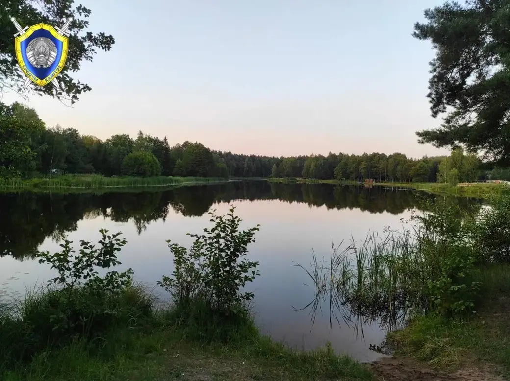 29.07.2023г. Под Бобруйском утонул мужчина: пытался переплыть озеро. Фото: СК РБ.