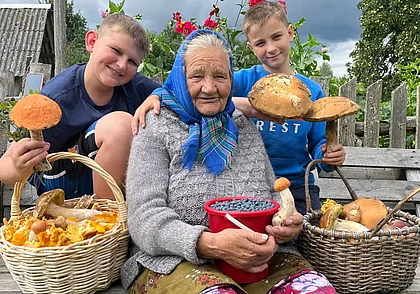 Грибы для прабабушки Зинаиды, завидные боровички и грибная фотосессия