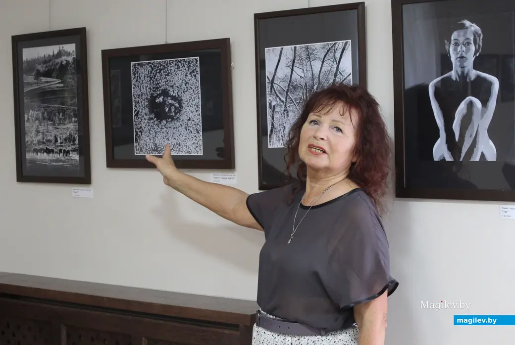 На выставке «Фотографика-73». Могилев. Музей Бялыницкого-Бирули. Август 2023-го.