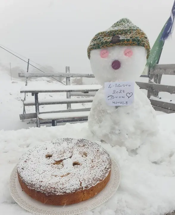 4 августа 2023 года. На севере Италии резко похолодало, Фото: tgcom24.mediaset.it.