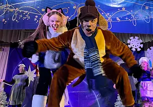 Про добрый урок сказки «Новогодние приключения Барбоса и Мурки» Могилевской филармонии