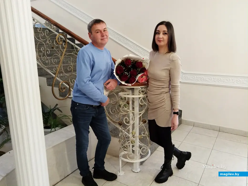 ЗАГС, Могилев. 05.01.2024 г. Вера и Сергей Масальские.