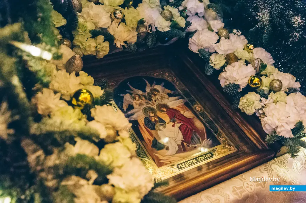 Храм Святого пророка Илии на Луковой горе в Бобруйске. 6-7 января 2024 года. Рождество Христово.