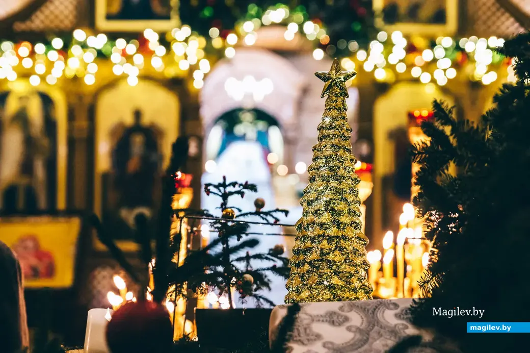 Храм Святого пророка Илии на Луковой горе в Бобруйске. 6-7 января 2024 года. Рождество Христово.