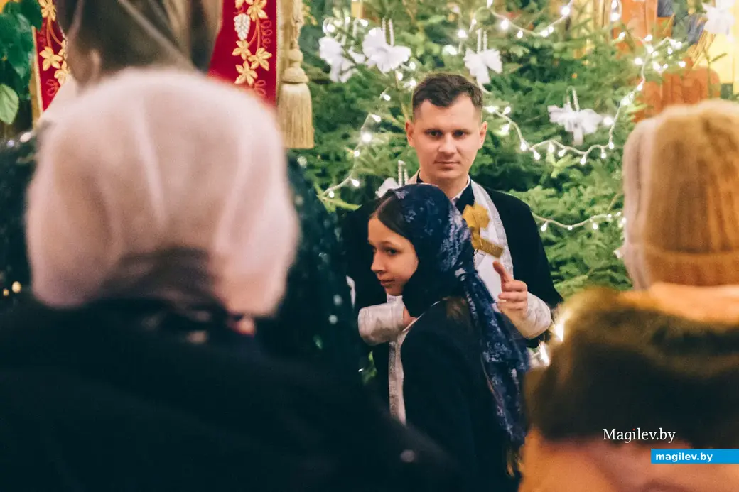 Храм Святого пророка Илии на Луковой горе в Бобруйске. 6-7 января 2024 года. Рождество Христово.