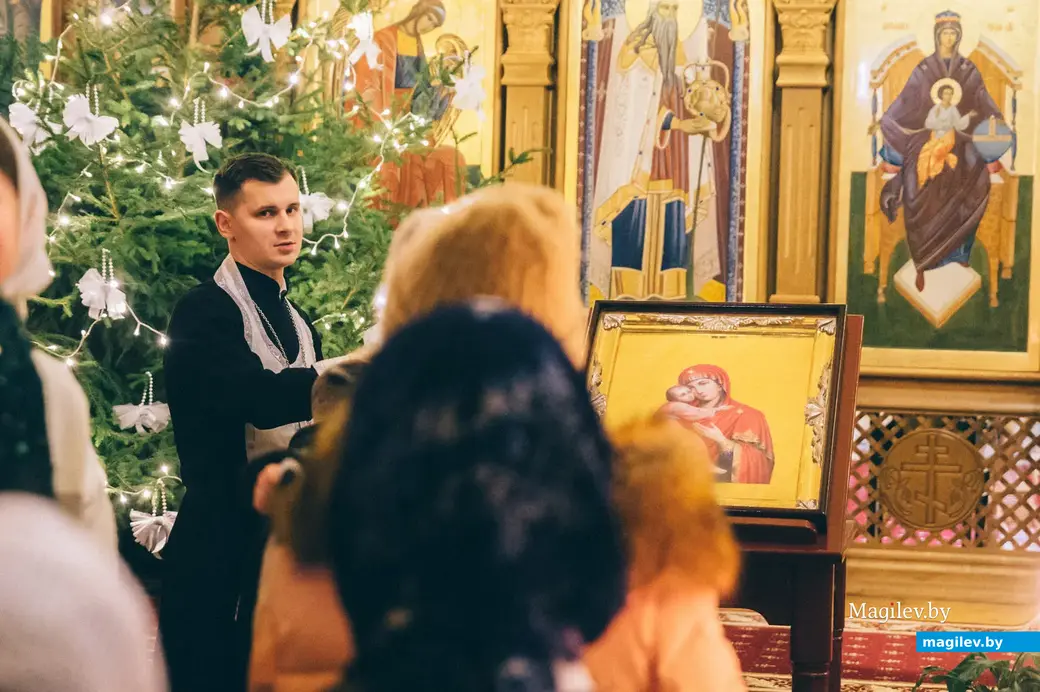 Храм Святого пророка Илии на Луковой горе в Бобруйске. 6-7 января 2024 года. Рождество Христово.