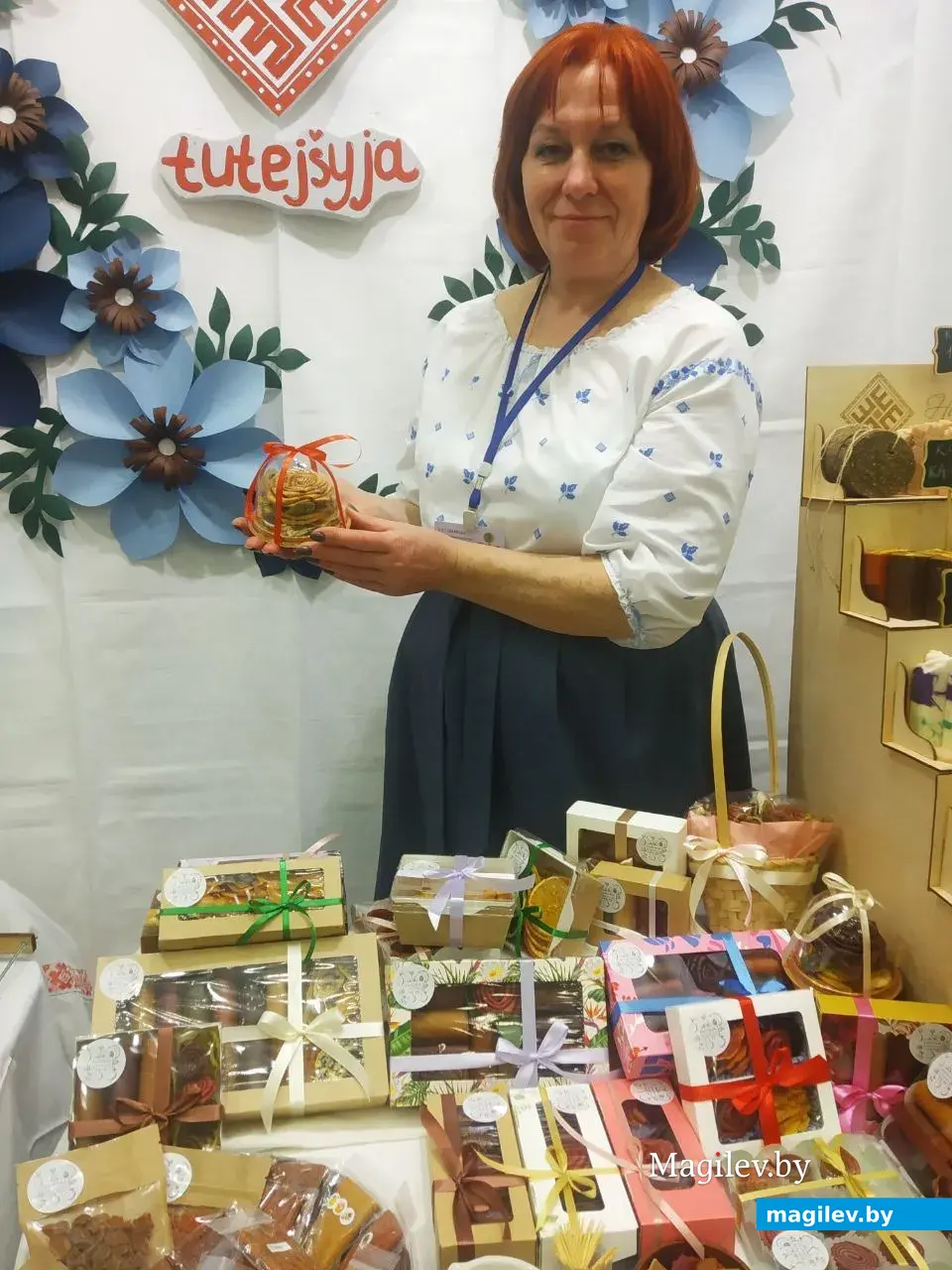 На выставке-ярмарке авторских изделий «Чароўны Млын». Минск, 2023 г.