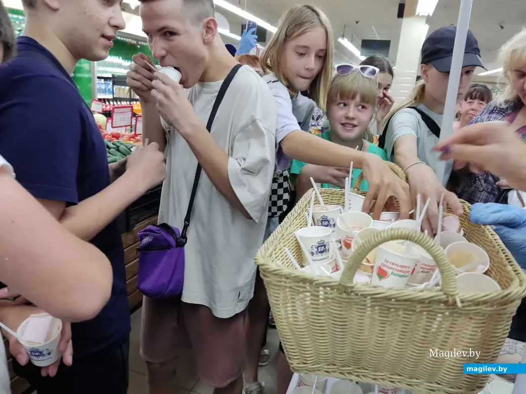 Как мы мороженное без сахара от «Бабушкиной крынки» дегустировали. Могилев, 17.08.2023 г.