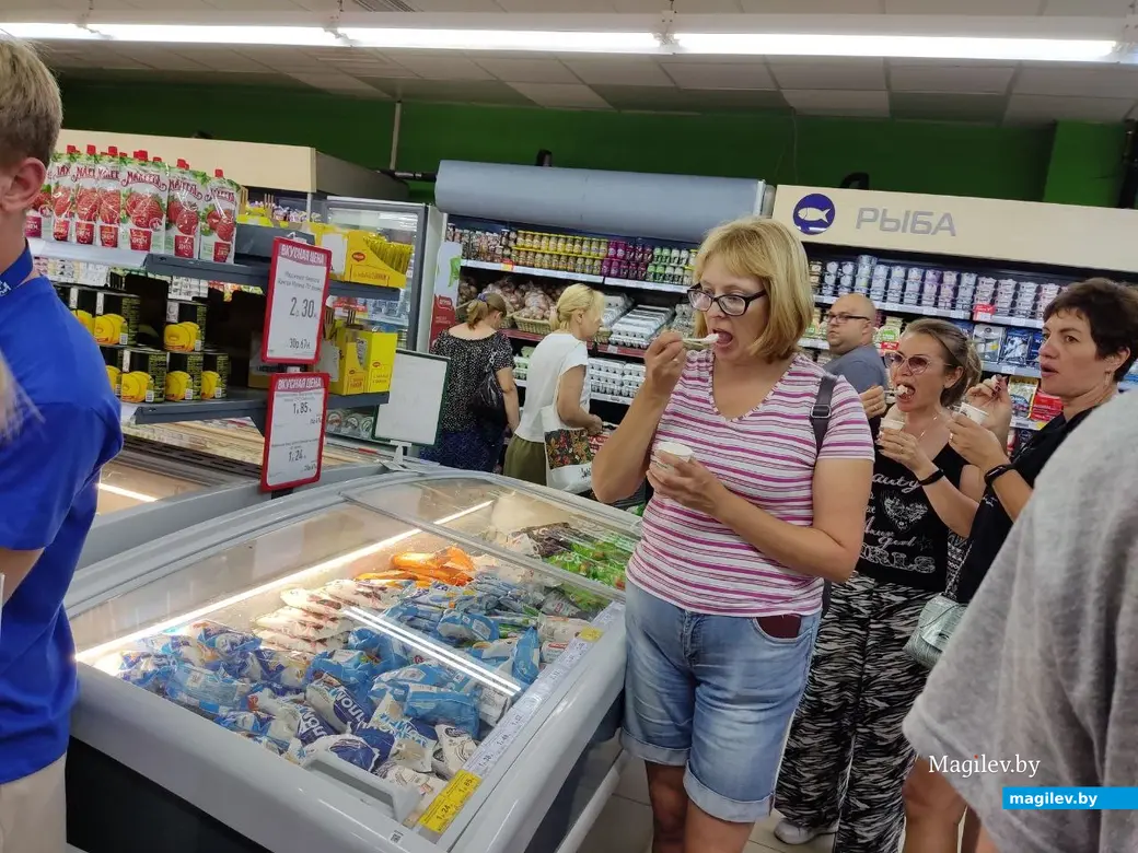 Как мы мороженное без сахара от «Бабушкиной крынки» дегустировали. Могилев, 17.08.2023 г.