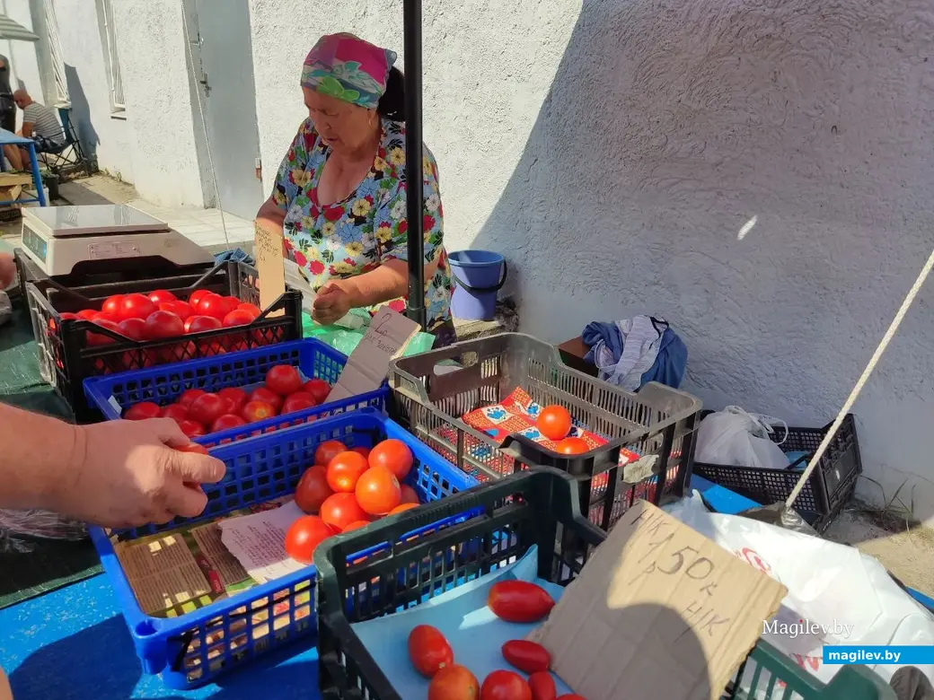 Рынок на улице Островского. Могилев, 18.08.2023 г.
