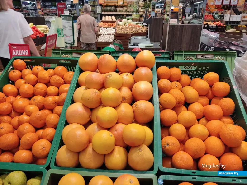 Супермаркет «Грин» на Островского. Могилев, 18.08.2023 г.