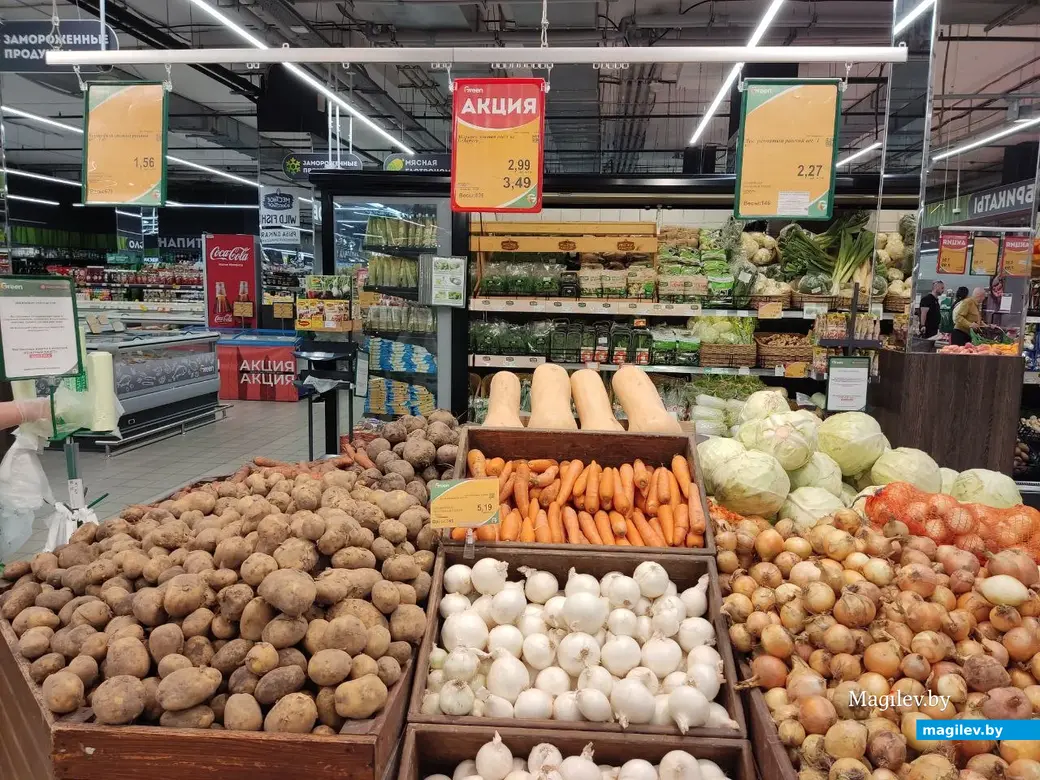 Супермаркет «Грин» на Островского. Могилев, 18.08.2023 г.